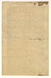 Edgar Allan Poe A Morgue utcai kettős gyilkosság című művének első oldala, 1841