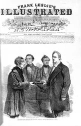 A Frank Leslies Illustrated Newspaper címlapja 1857. március 14