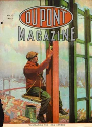 Frustrating the Iron Eater, a DuPont Magazine címlapja, 1919. március