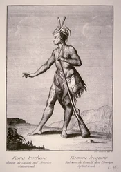 Irokéz harcos