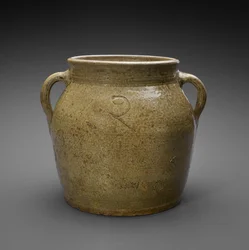 Jar, c. 1865-1900 (lúgos és csúszómázas kőedény)