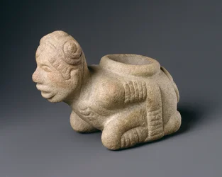 Térdelő rab Effigy Pipe, Mississippiből