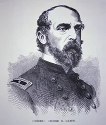 George Meade vezérőrnagy (1815-72) (metszet)