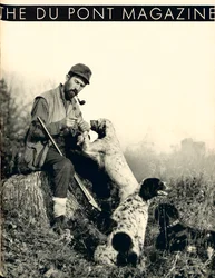 Ember vadászkutyákkal, a DuPont Magazin címlapja, 1934. november