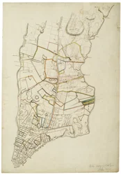 Manhattan-sziget 1765-1770 körül a Batterytől a Turtle Bay fölé, 1845