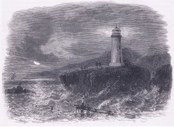 Mount Desert Isle, illusztráció Cassell története az Egyesült Államok pubjából. készítette: Petter & Galpin 1890 körül (litho)