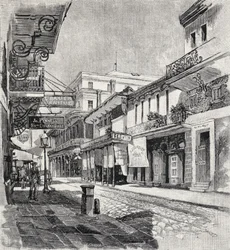 Old St. Louis Hotel, később The State House, New Orleans, a „The Century Illustrated Monthly Magazine”-ból, 1883. május–október