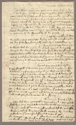 1. oldal, Abigail Adams levele John Adamsnek, 1776. március 31. - április 5. (tinta papíron)