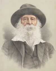 Walt Whitman (1819-91) portréja
