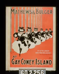 Poszter Mathews & Bulger számára a Gay Coney Islanden