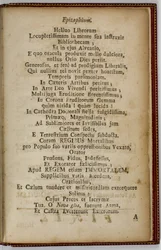 Samuel Mather, sírfelirat, 1724