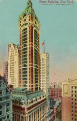 Singer Building, New York, 1900-2009 körül