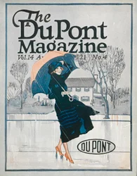 Valami új a sportruházatban, a DuPont Magazin címlapja, 1921. április
