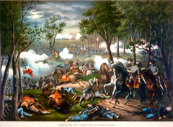 A Chancellorsville-i csata, Virginia, 1863