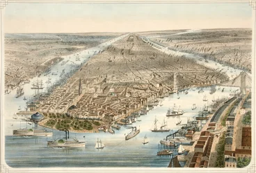 New York városa, kocsma. 1876