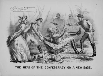 A Konföderáció feje új alapon, a Hilton & Co., New York, 1865 körül