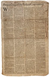 Az Egyesült Államok alkotmánya, 1787. szeptember 10. (lásd még: GLC 696084)
