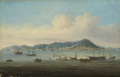 Hongkong látképe, 1850