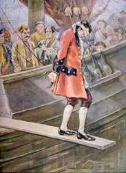 Séta a deszkán (színes litó)