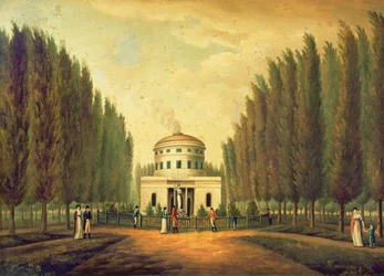 Vízművek, Center Square, Philadelphia, 1815 körül