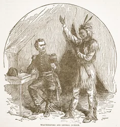 Weathersford és Jackson tábornok, egy könyves kocsmából. 1896