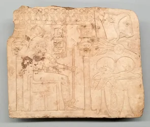 A művész próbadarabja: Hathor a szentélyben, felajánlások, ökörfej