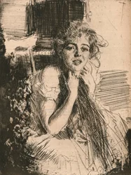 Emma Rassmussen kisasszony portréja, 1904, 1906