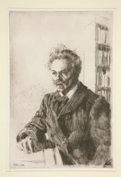 August Strindberg portréja
