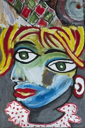 OUTRAGE TO PICASSO, 2012 (akril juta vászonra, fakeretre feszítve)