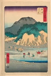 Okitsu a Tokaido 53 állomása sorozatból