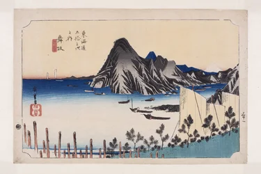Maisaka: Imagiri képe (Maisaka, Imagiri shinkei) (színes fatömbnyomat)