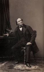 Henri Robin, holland varázsló, c. 1860 (f/w fotó)