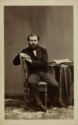 Charles Gounod zeneszerző portréja 1818-1893.