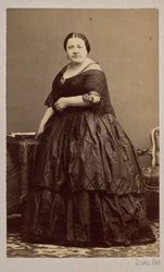Marietta Alboni operaénekesnő portréja 1826-1894, 1862.