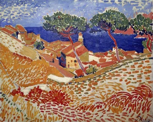 Collioure, a falu és a tenger