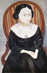 Lány feketében, kb. 1913