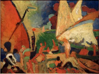 Vitorlás hajók Collioure-ban