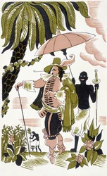 Kalóz, amely Pierre Mac Orlan (1882-1970) francia író „Öt meséjét” illusztrálja, 1932-ben szerkesztve (metszet)