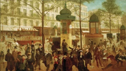 A.Gill, Le Boulevard Montmartre