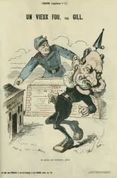 Öreg bolond, I. Vilmos német karikatúrája (1797-1888). Kiegészítés Gill „” L