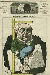 Auguste Casimir Perier (1811-1876), francia politikus. Borító a Gill „” L