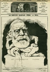 Francois-Vincent Raspail (1794-1878) francia kémikus, orvos és politikus portréja. Borító a Gill „” L