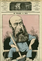 Henri Louis Tolain (1828-1897) francia metsző és politikus portréja. Borító a "" L