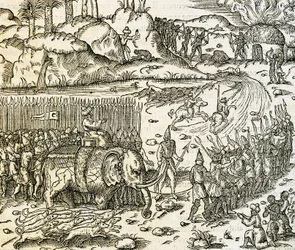 Szofala királysága, a mozambiki aranybányák otthona, metszet az Egyetemes Kozmológiából, Andre Thevet (1504-1592), Párizs
