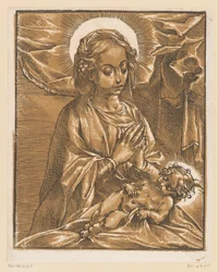 Mária imádja a Krisztus-gyermeket