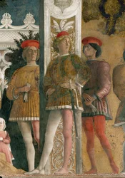 Lodovico II Gonzaga és családja (freskó)