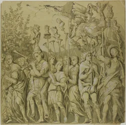 Julius Caesar diadalai: Vászon VII