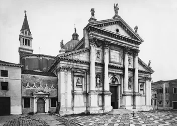A templom homlokzatának képe, 1566-80