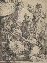 Szent Katalin házassága, 1550-60.