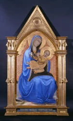 Szűz és gyermek, 1400 körül (tempera arany a panelen)